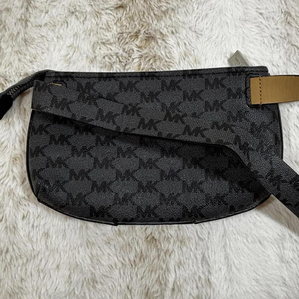 Michael Kors Jet Set Belt Bag Logo Waist Pack Black L/XL - Picture 5 of 7